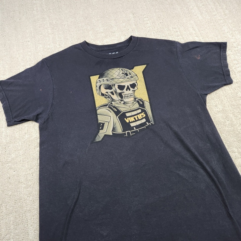 Viktos Shirt Men Medium Tactical Ruck Tee Black *READ Military